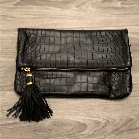 Michael Kors Handbags - Micheal Kors Black Leather Clutch.